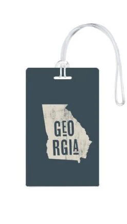 612 My Home State Georgia Luggage Tag 4 612 My Home State Georgia Luggage Tag -Luggage Pros Shop 612 My Home State Georgia Luggage Tag 3
