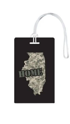 612 My Home State Illinois Luggage Tag -Luggage Pros Shop 612 My Home State Illinois Luggage Tag 9