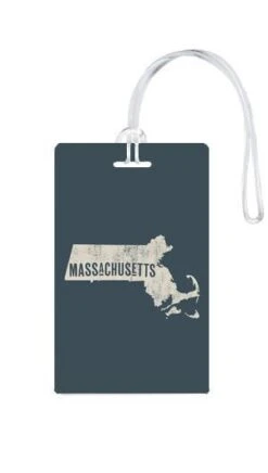 612 My Home State Massachusetts Luggage Tag -Luggage Pros Shop 612 My Home State Massachusetts Luggage Tag 7
