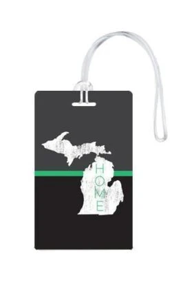 612 My Home State Michigan Luggage Tag -Luggage Pros Shop 612 My Home State Michigan Luggage Tag 4