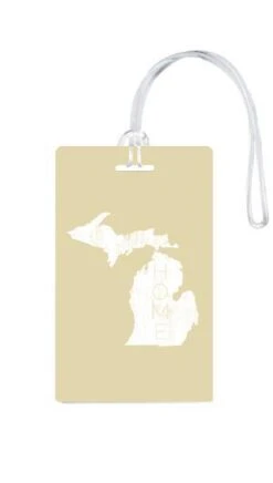 612 My Home State Michigan Luggage Tag -Luggage Pros Shop 612 My Home State Michigan Luggage Tag 8