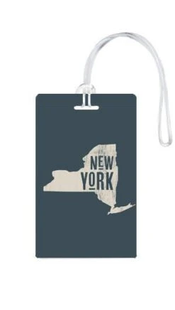 612 My Home State New York Luggage Tag -Luggage Pros Shop 612 My Home State New York Luggage Tag 3