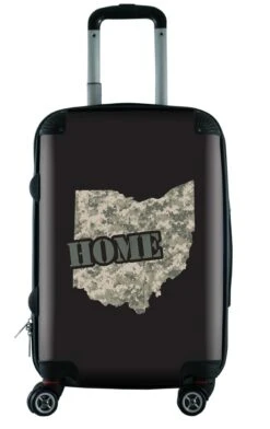 612 My Home State Ohio 20" Carry-On -Luggage Pros Shop 612 My Home State Ohio 20 Carry On 3