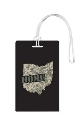 612 My Home State Ohio Luggage Tag -Luggage Pros Shop 612 My Home State Ohio Luggage Tag 5