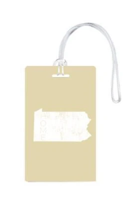 612 My Home State Pennsylvania Luggage Tag -Luggage Pros Shop 612 My Home State Pennsylvania Luggage Tag 3