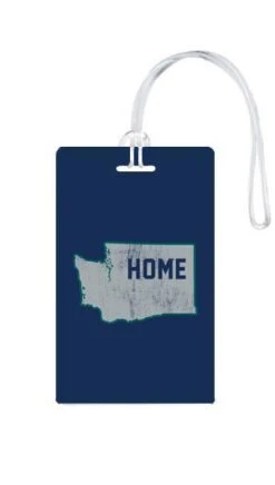 612 My Home State Washington Luggage Tag -Luggage Pros Shop 612 My Home State Washington Luggage Tag 3