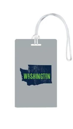 612 My Home State Washington Luggage Tag -Luggage Pros Shop 612 My Home State Washington Luggage Tag 4