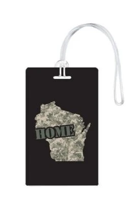 612 My Home State Wisconsin Luggage Tag -Luggage Pros Shop 612 My Home State Wisconsin Luggage Tag 7