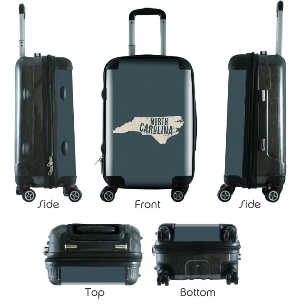 612 My Home State North Carolina 20" Carry-On 612 My Home State North Carolina 20" Carry-On -Luggage Pros Shop 612 my home state north carolina 20 carry on 2
