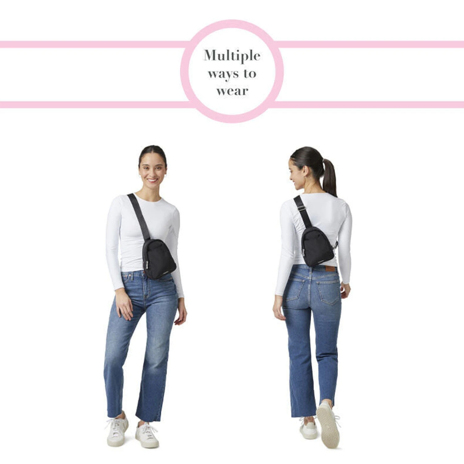 Baggallini Double Zip Mini Sling Baggallini Double Zip Mini Sling -Luggage Pros Shop Baggallini Double Zip Mini Sling 11