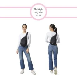 Baggallini Securtex Anti-Theft Triple Zip Sling -Luggage Pros Shop Baggallini Securtex Anti Theft Triple Zip Sling 11