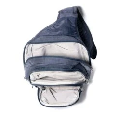 Baggallini Securtex Anti-Theft Triple Zip Sling -Luggage Pros Shop Baggallini Securtex Anti Theft Triple Zip Sling 7