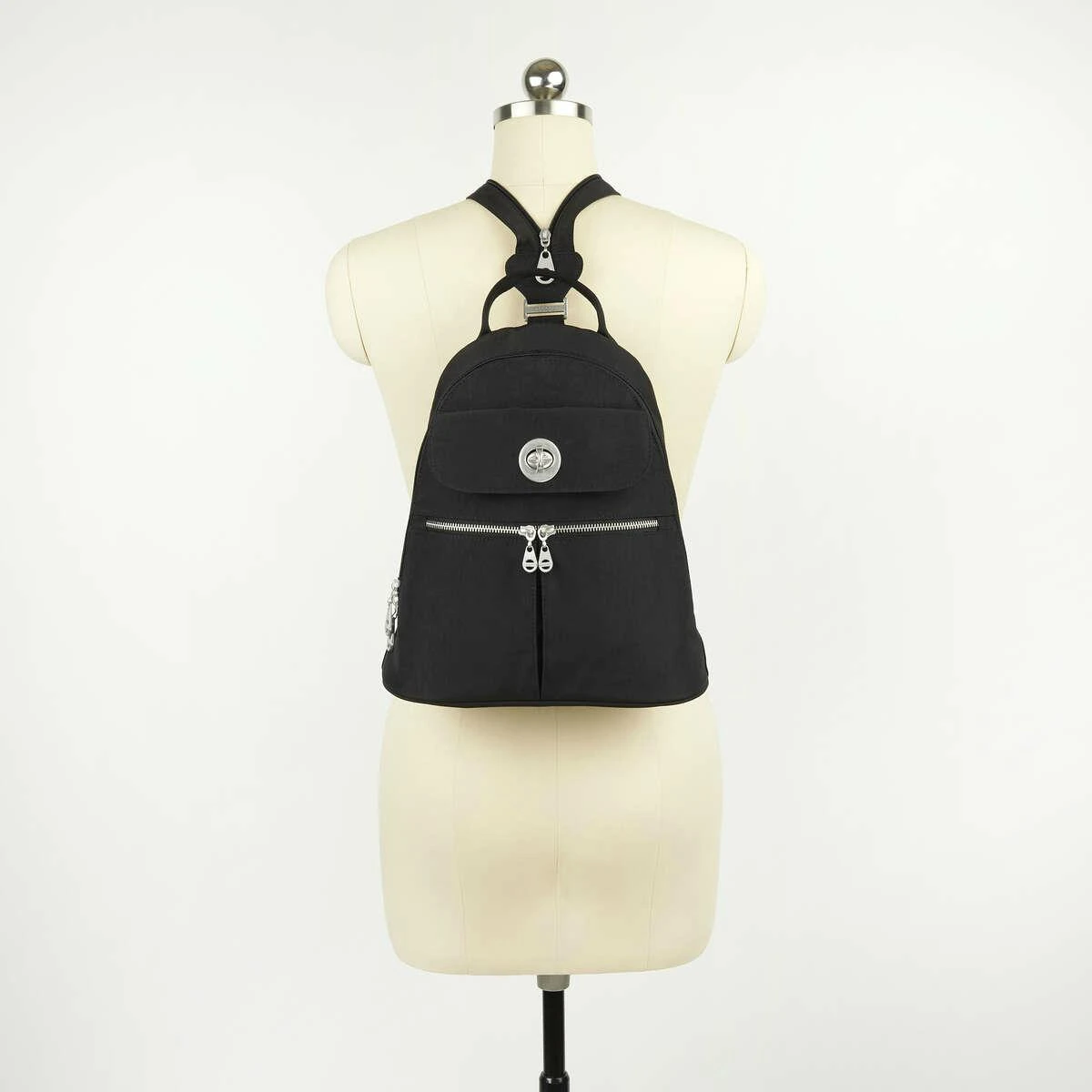 Baggallini Silver International Collection Naples Convertible Backpack Baggallini Silver International Collection Naples Convertible Backpack -Luggage Pros Shop Baggallini Silver International Collection Naples Convertible Backpack 12