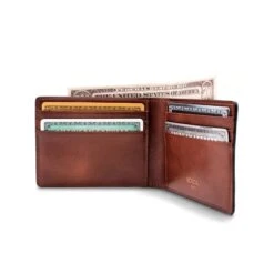Bosca Dolce Leather Small Bifold Wallet  -Luggage Pros Shop Bosca Dolce Leather Small Bifold Wallet 5