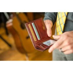 Bosca Old Leather Bifold Wallet With Card / ID Flap 11 Bosca Old Leather Bifold Wallet With Card / ID Flap -Luggage Pros Shop Bosca Old Leather Bifold Wallet with Card ID Flap 10