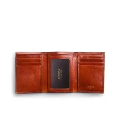 Bosca Old Leather Double ID Trifold Wallet -Luggage Pros Shop Bosca Old Leather Double ID Trifold Wallet 4