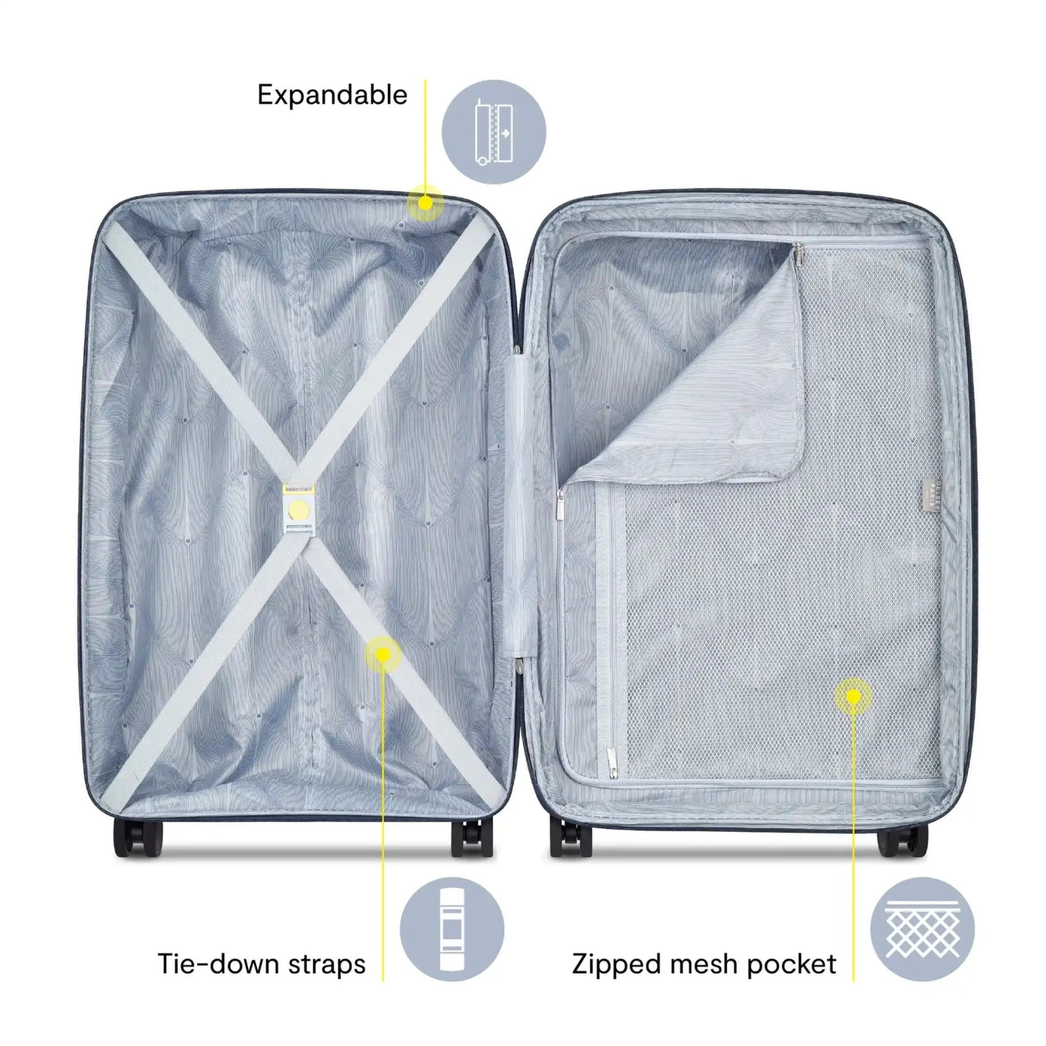 Delsey Dune 25" Expandable Spinner Upright Delsey Dune 25" Expandable Spinner Upright -Luggage Pros Shop Delsey Dune 25 Expandable Spinner Upright 18 22492b01