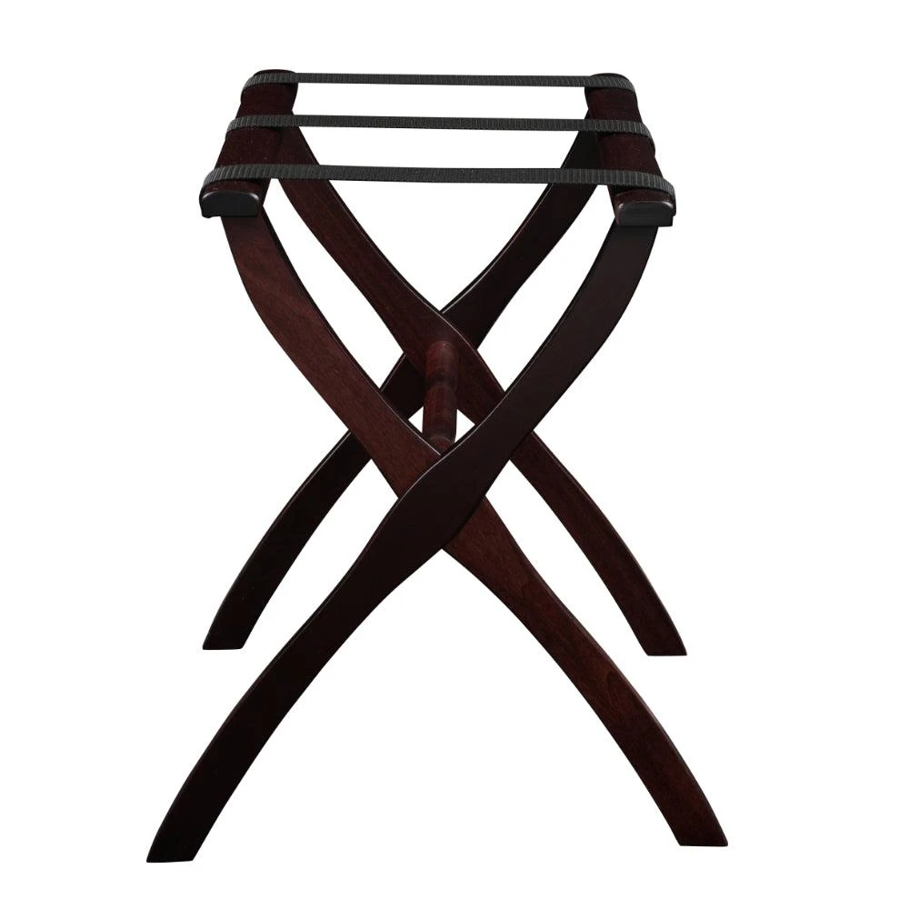 Gatehouse Furniture Luggage Rack - Contour Wood Leg with 3 Nylon Straps Gatehouse Furniture Luggage Rack - Contour Wood Leg With 3 Nylon Straps -Luggage Pros Shop Gatehouse Furniture Luggage Rack Contour Wood Leg with 3 Nylon Straps 10