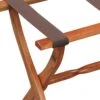 Gatehouse Furniture Luggage Rack - Contour Wood Leg With 3 Nylon Straps -Luggage Pros Shop Gatehouse Furniture Luggage Rack Contour Wood Leg with 3 Nylon Straps