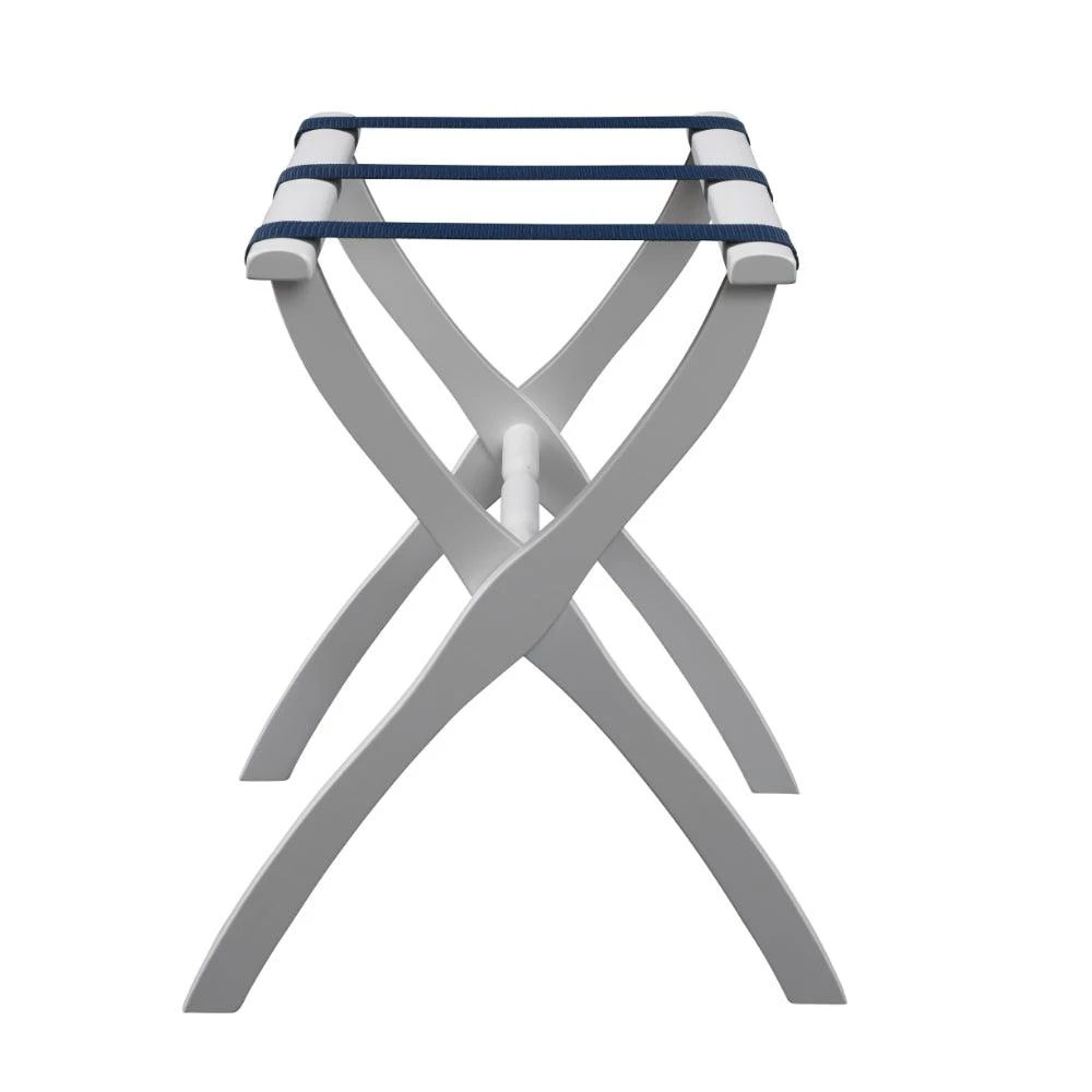 Gatehouse Furniture Luggage Rack - Contour Wood Leg with 3 Nylon Straps Gatehouse Furniture Luggage Rack - Contour Wood Leg With 3 Nylon Straps -Luggage Pros Shop Gatehouse Furniture Luggage Rack Contour Wood Leg with 3 Nylon Straps 14
