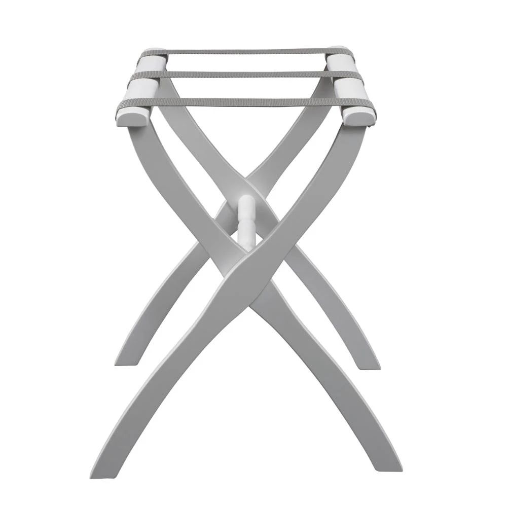 Gatehouse Furniture Luggage Rack - Contour Wood Leg with 3 Nylon Straps Gatehouse Furniture Luggage Rack - Contour Wood Leg With 3 Nylon Straps -Luggage Pros Shop Gatehouse Furniture Luggage Rack Contour Wood Leg with 3 Nylon Straps 15