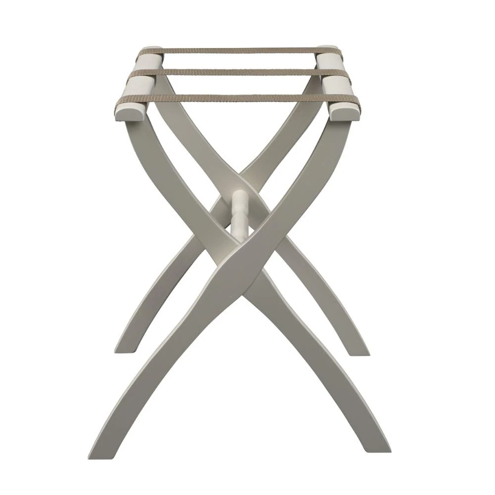 Gatehouse Furniture Luggage Rack - Contour Wood Leg with 3 Nylon Straps Gatehouse Furniture Luggage Rack - Contour Wood Leg With 3 Nylon Straps -Luggage Pros Shop Gatehouse Furniture Luggage Rack Contour Wood Leg with 3 Nylon Straps 16