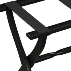 Gatehouse Furniture Luggage Rack - Contour Wood Leg With 3 Nylon Straps 4 Gatehouse Furniture Luggage Rack - Contour Wood Leg With 3 Nylon Straps -Luggage Pros Shop Gatehouse Furniture Luggage Rack Contour Wood Leg with 3 Nylon Straps 3