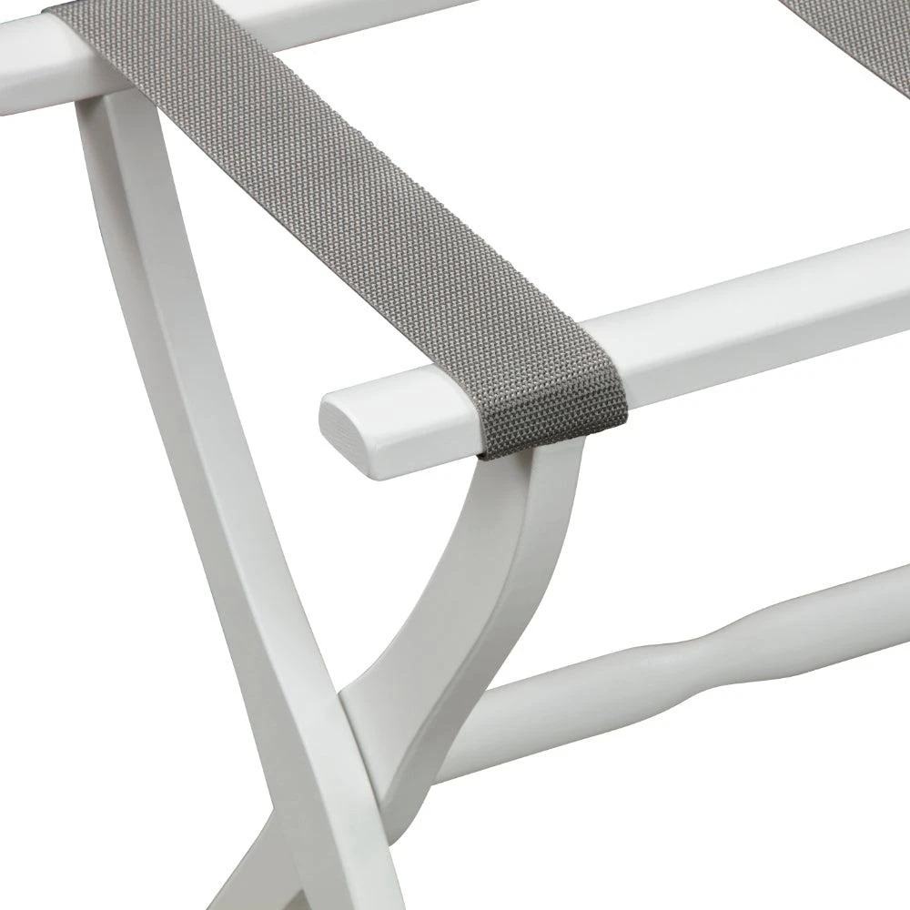 Gatehouse Furniture Luggage Rack - Contour Wood Leg with 3 Nylon Straps Gatehouse Furniture Luggage Rack - Contour Wood Leg With 3 Nylon Straps -Luggage Pros Shop Gatehouse Furniture Luggage Rack Contour Wood Leg with 3 Nylon Straps 6