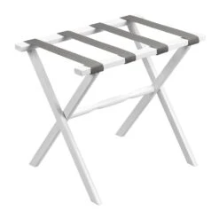 Gatehouse Furniture Luggage Rack - Straight Wood Leg With 4 Nylon Straps 13 Gatehouse Furniture Luggage Rack - Straight Wood Leg With 4 Nylon Straps -Luggage Pros Shop Gatehouse Furniture Luggage Rack Straight Wood Leg with 4 Nylon Straps 12
