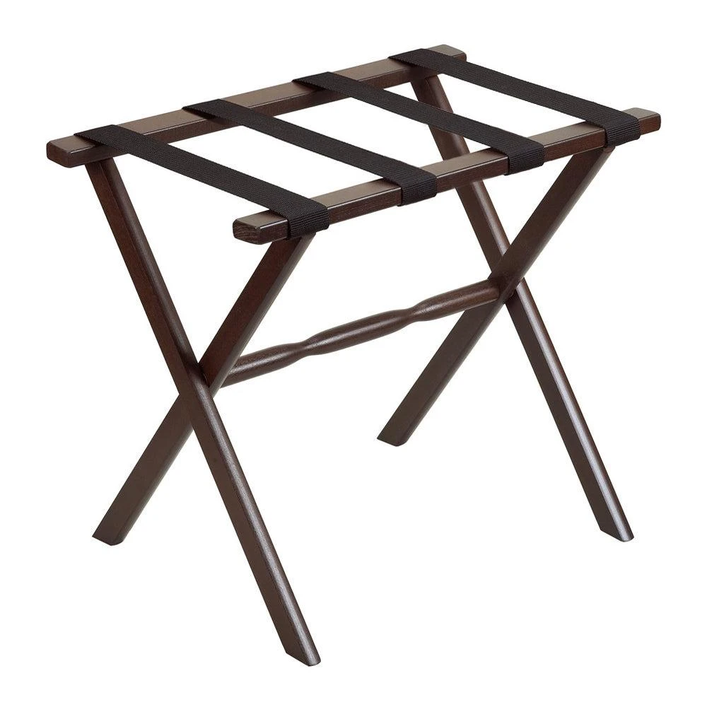 Gatehouse Furniture Luggage Rack - Straight Wood Leg with 4 Nylon Straps Gatehouse Furniture Luggage Rack - Straight Wood Leg With 4 Nylon Straps -Luggage Pros Shop Gatehouse Furniture Luggage Rack Straight Wood Leg with 4 Nylon Straps 16