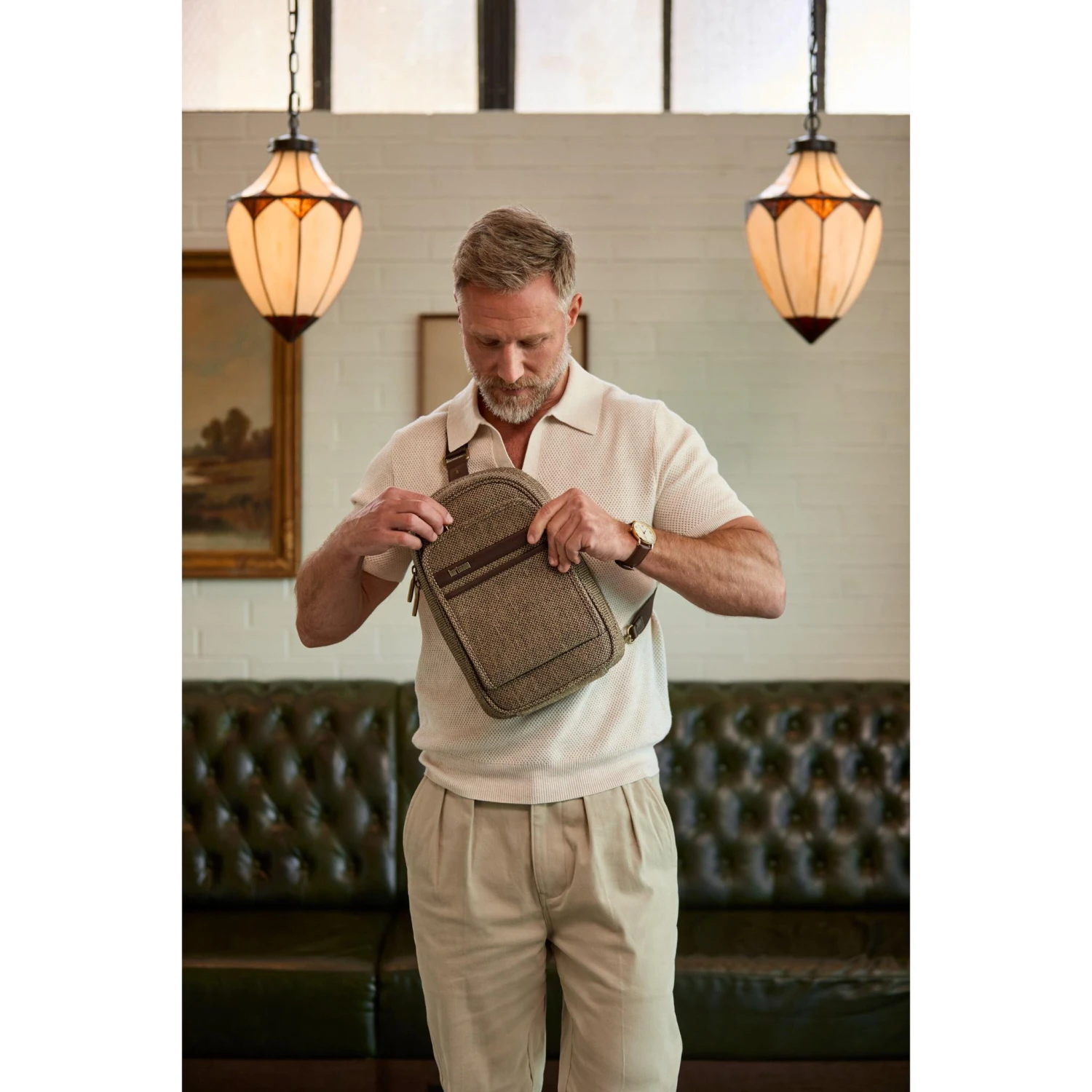 Hartmann Tweed Sling Bag Hartmann Tweed Sling Bag -Luggage Pros Shop Hartmann Tweed Sling Bag 6