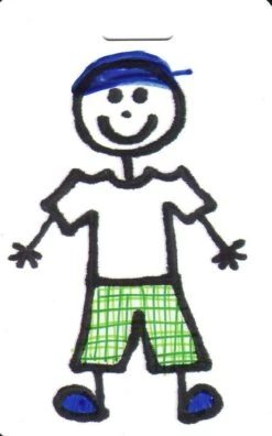 Luggage Pros Color Your Family Luggage Tag - Boy 4 Luggage Pros Color Your Family Luggage Tag - Boy -Luggage Pros Shop Luggage Pros Color Your Family Luggage Tag Boy 3