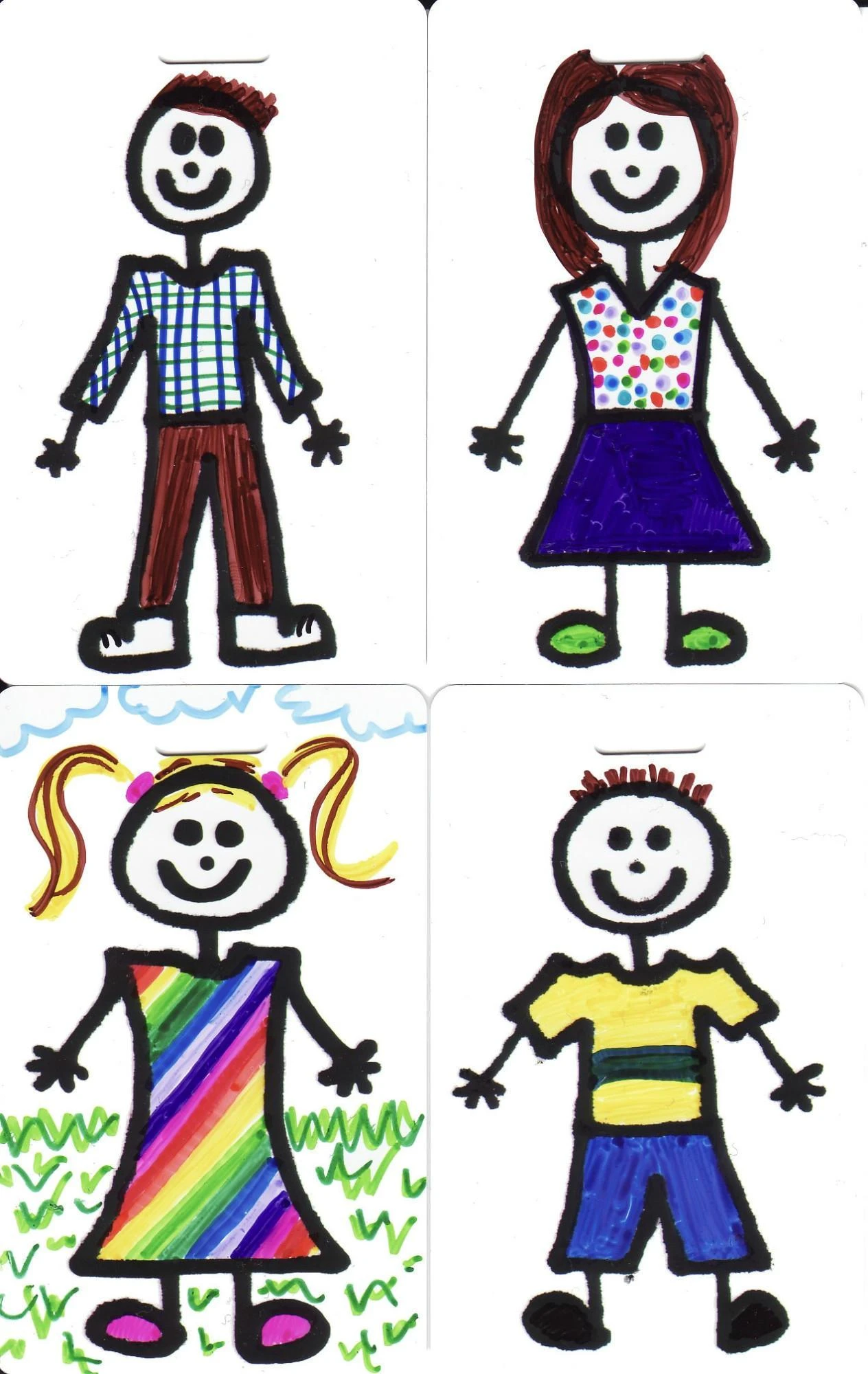 Luggage Pros Color Your Family Luggage Tag - Boy Luggage Pros Color Your Family Luggage Tag - Boy -Luggage Pros Shop Luggage Pros Color Your Family Luggage Tag Boy 5