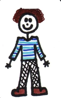 Luggage Pros Color Your Family Luggage Tag - Dad