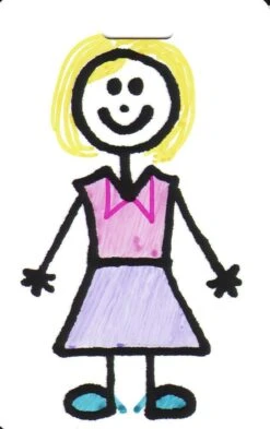 Luggage Pros Color Your Family Luggage Tag - Mom