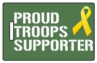 Luggage Pros "Proud Troops Supporter" Luggage Tag Luggage Pros "Proud Troops Supporter" Luggage Tag -Luggage Pros Shop Luggage Pros Proud Troops Supporter Luggage Tag