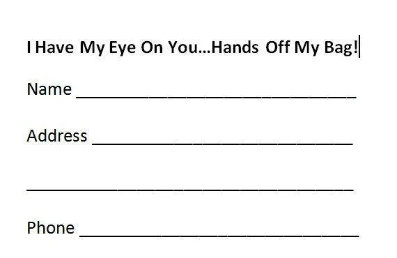 Luggage Pros "Winkie" Luggage Tag Luggage Pros "Winkie" Luggage Tag -Luggage Pros Shop Luggage Pros Winkie Luggage Tag 2