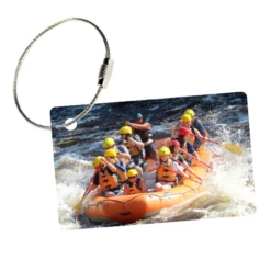 MyFly Personalized Luggage Tag - Horizontal With Metal Loop Upgrade -Luggage Pros Shop MyFly Personalized Luggage Tag Horizontal with Metal Loop Upgrade 4