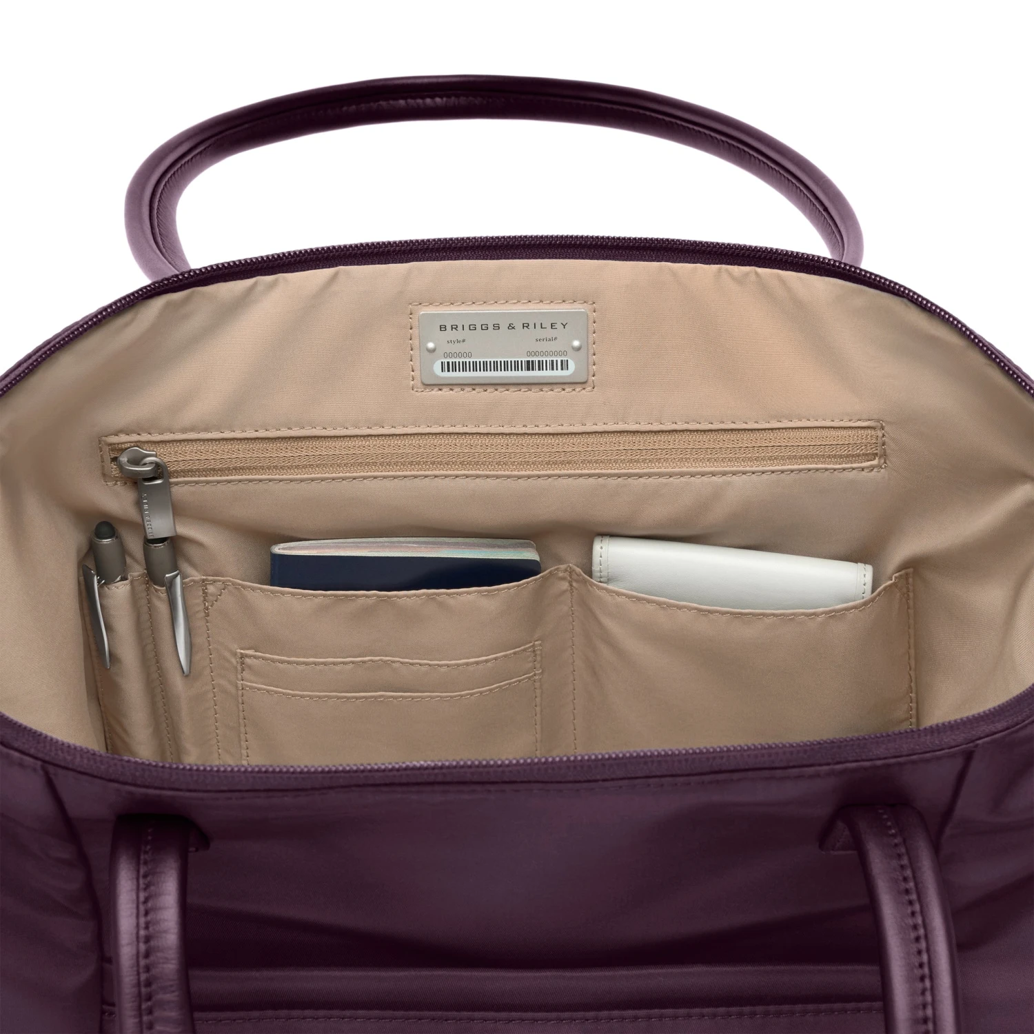 Briggs & Riley Rhapsody 2.0 Expandable Tote Briggs & Riley Rhapsody 2.0 Expandable Tote -Luggage Pros Shop PT225X 64 Interior.1