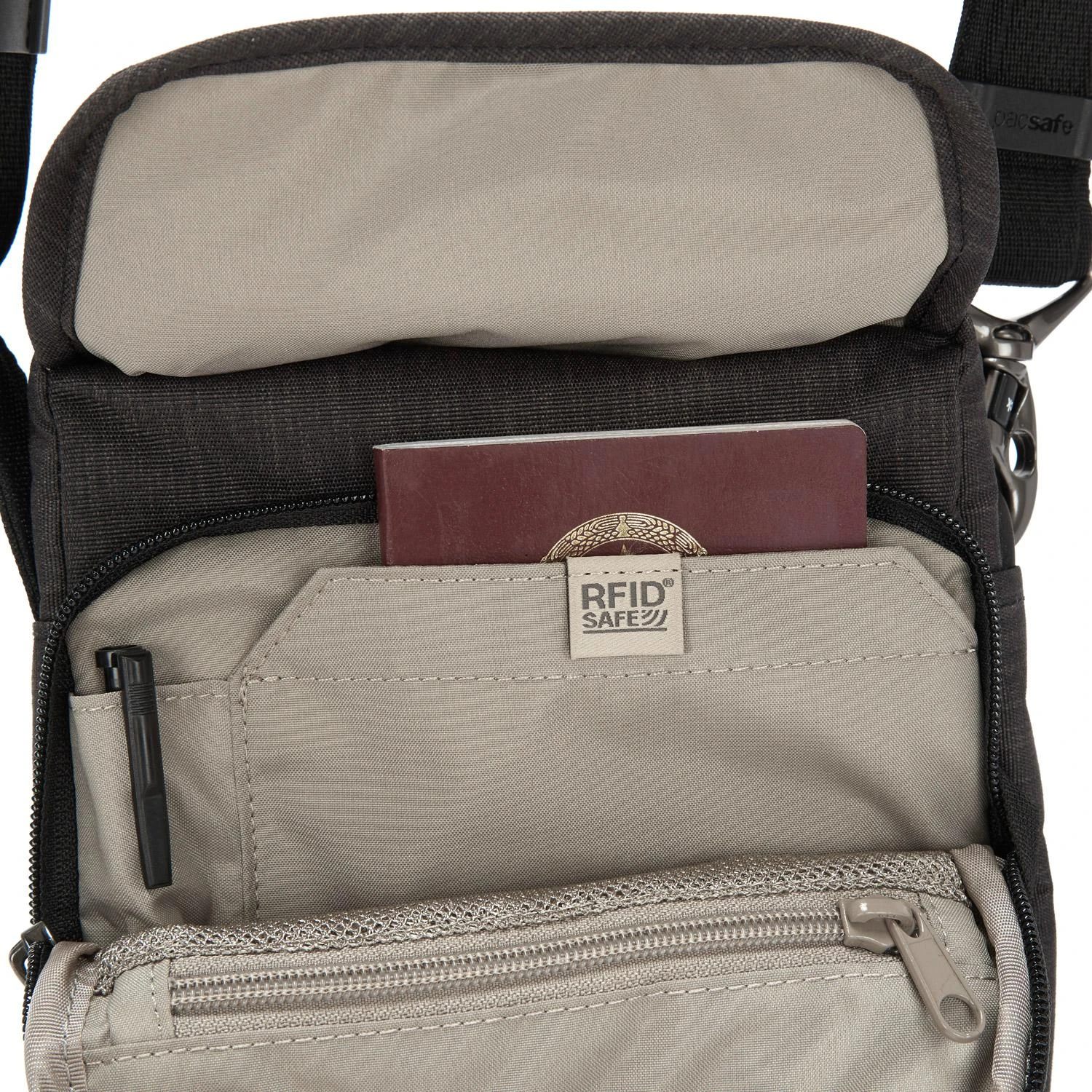 Pacsafe Metrosafe X Anti-Theft Compact Crossbody Pacsafe Metrosafe X Anti-Theft Compact Crossbody -Luggage Pros Shop Pacsafe Metrosafe X Anti Theft Compact Crossbody 4