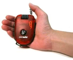 Pacsafe RetractaSafe 4-Dial Retractable Cable Lock 4 Pacsafe RetractaSafe 4-Dial Retractable Cable Lock -Luggage Pros Shop Pacsafe RetractaSafe 4 Dial Retractable Cable Lock 3