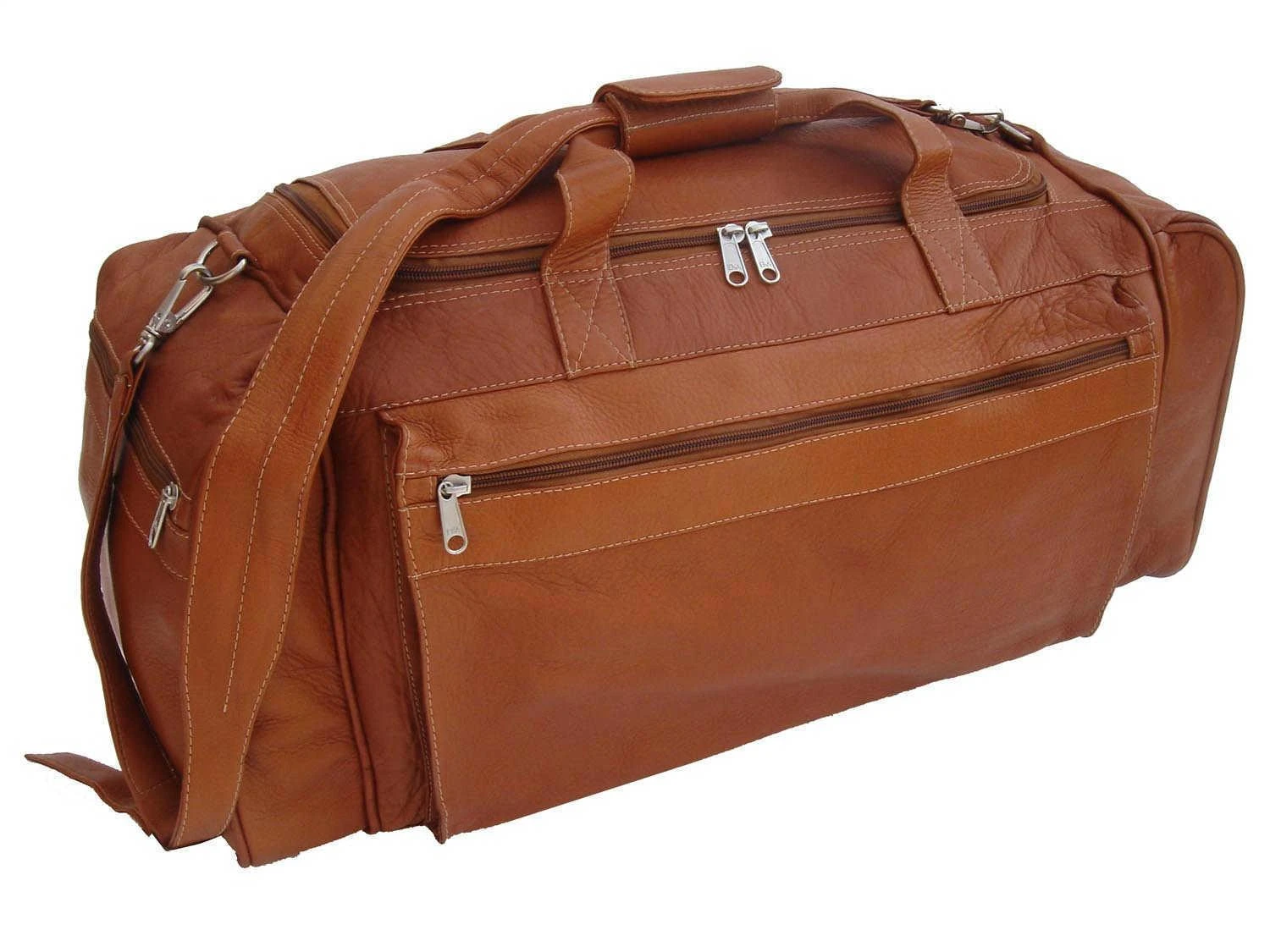Piel Large Leather Duffel Piel Large Leather Duffel -Luggage Pros Shop Piel Large Leather Duffel