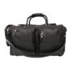 Piel Leather Duffel With Pockets On Wheels -Luggage Pros Shop Piel Leather Duffel With Pockets On Wheels