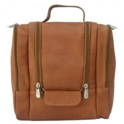 Piel Leather Hanging Travel Toiletry Kit -Luggage Pros Shop Piel Leather Hanging Travel Toiletry Kit 10