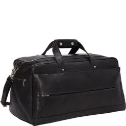 Piel Leather Hidden Pocket Duffel -Luggage Pros Shop Piel Leather Hidden Pocket Duffel 3