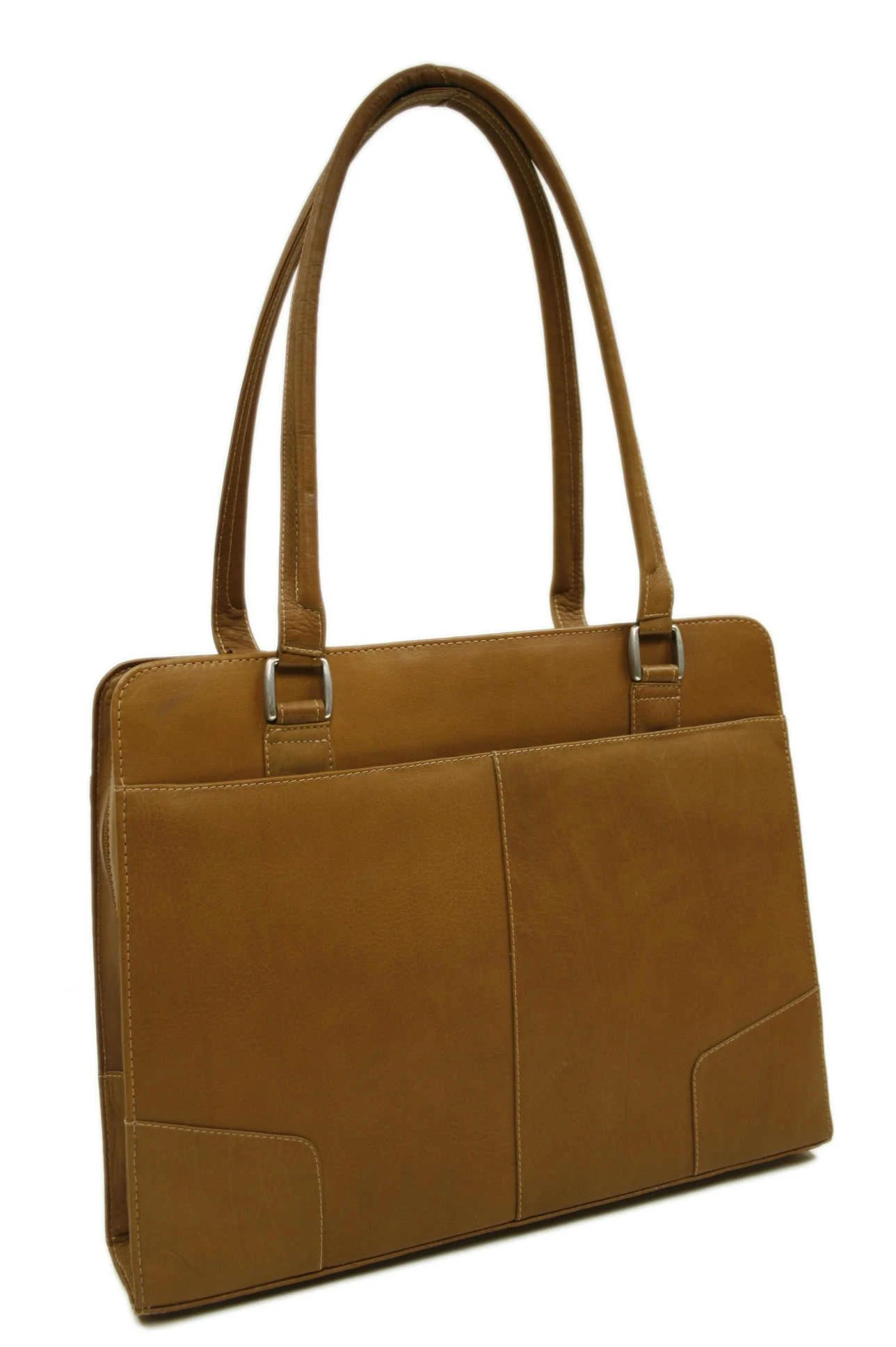 Piel Leather Laptop Shoulder Tote Piel Leather Laptop Shoulder Tote -Luggage Pros Shop Piel Leather Laptop Shoulder Tote