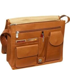 Piel Leather Large Handbag With Organizer -Luggage Pros Shop Piel Leather Large Handbag With Organizer 6