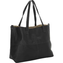 Piel Leather Large Open Multi-Purpose Tote -Luggage Pros Shop Piel Leather Large Open Multi Purpose Tote 5