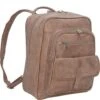 Piel Leather Medium Buckle Flap Backpack -Luggage Pros Shop Piel Leather Medium Buckle Flap Backpack