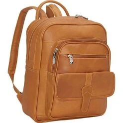 Piel Leather Medium Buckle Flap Backpack -Luggage Pros Shop Piel Leather Medium Buckle Flap Backpack 7